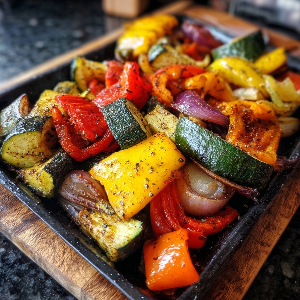 Smoky Paprika Roasted Veggie Tray