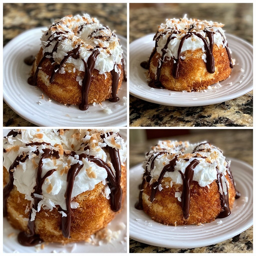 Mini Heart Cake with Coconut Cream