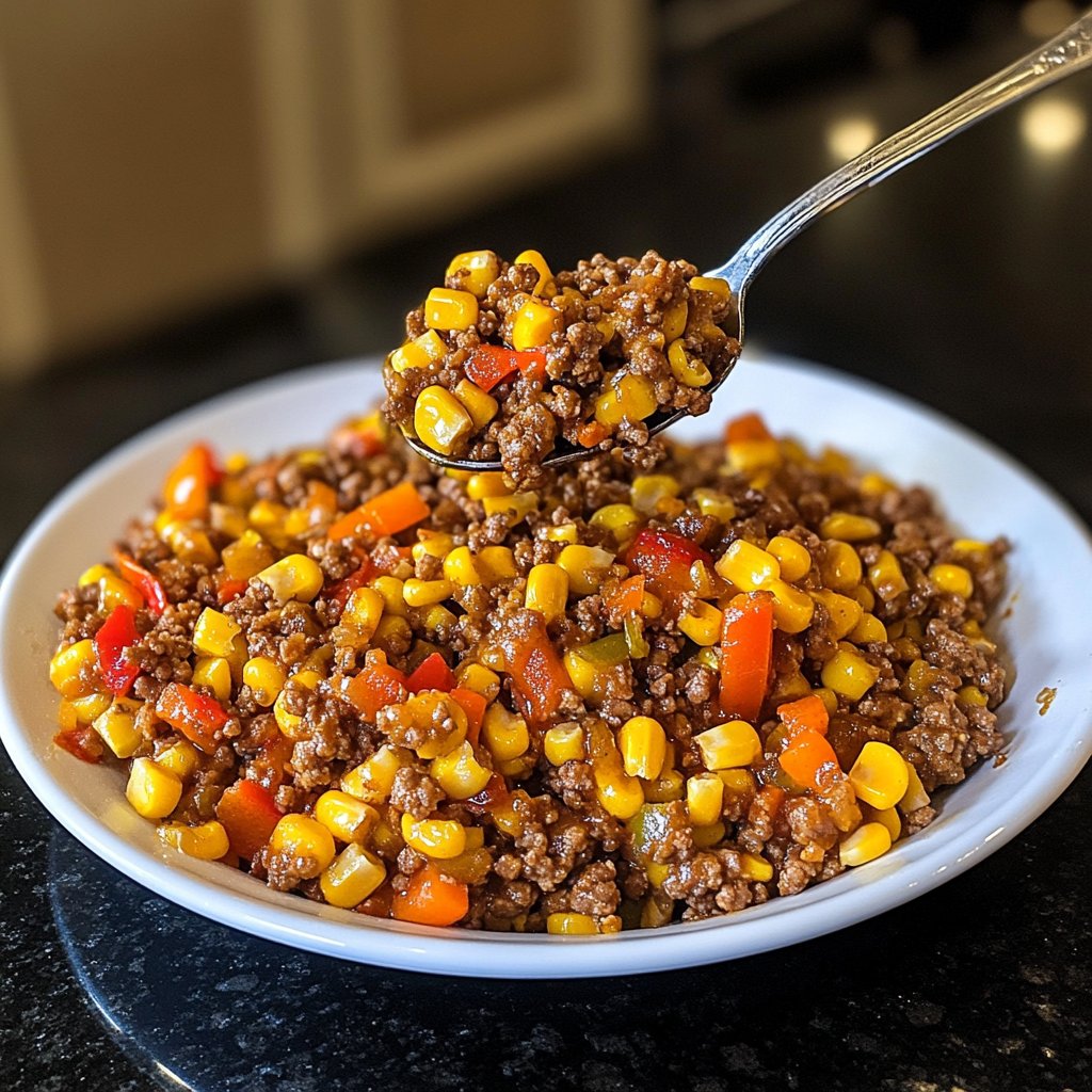 Ground Beef Skillet with Corn