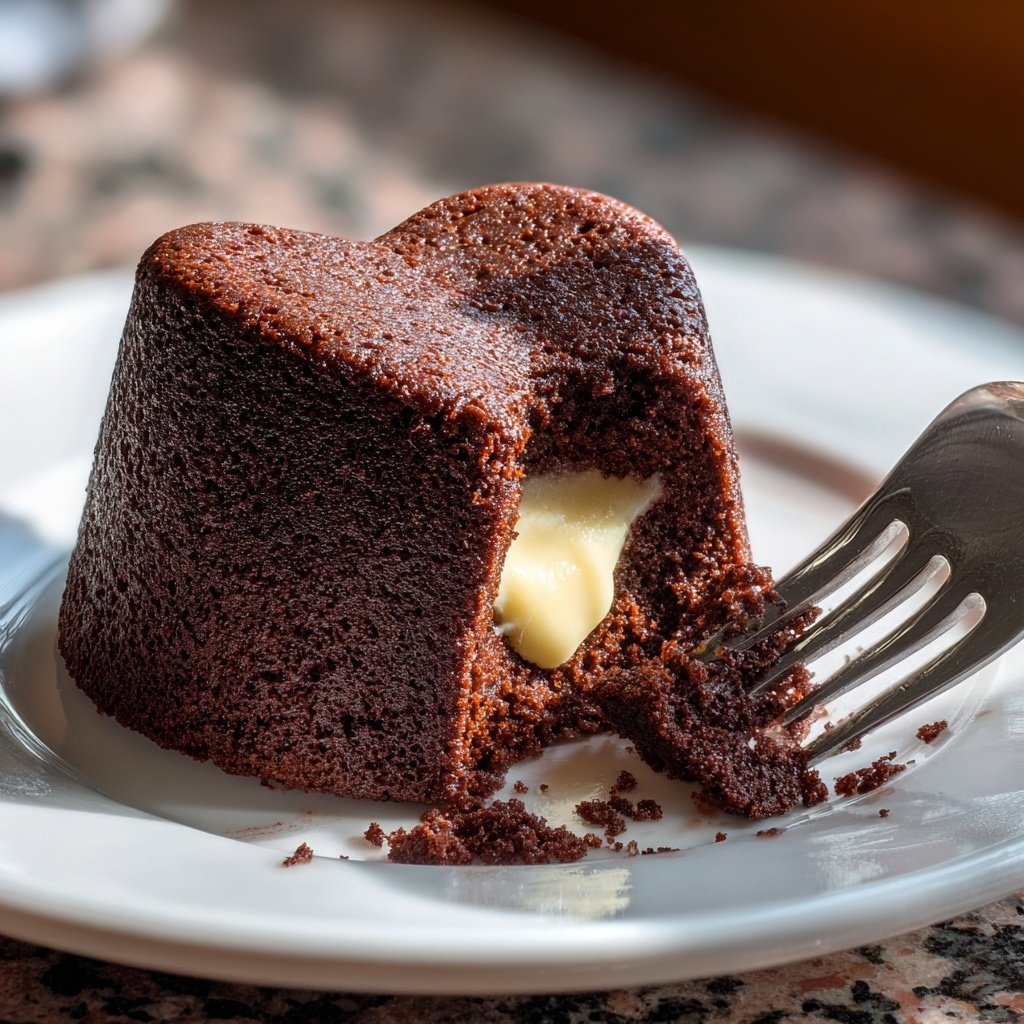 Mini Heart Cake with Lemon Cream