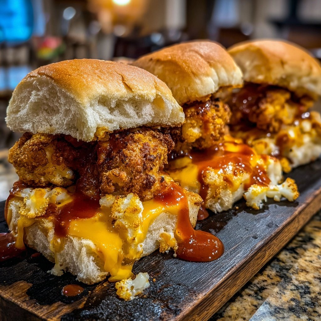Easy Slider Crispy Cauliflower Sliders