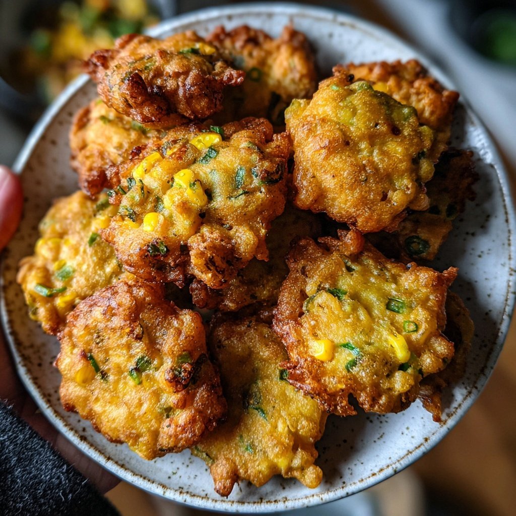 Jamaican Sweet Corn Fritters