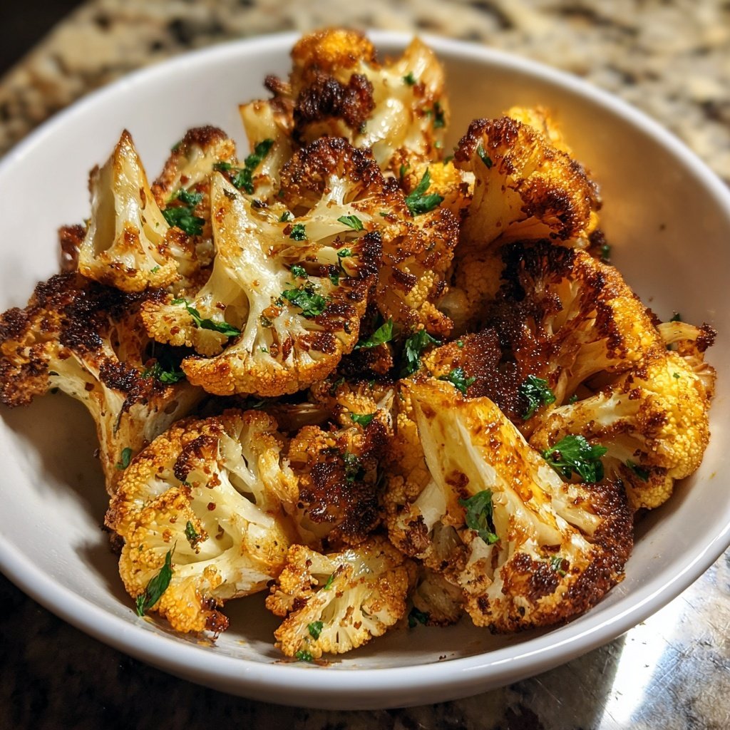 Jamaican Jerk Roasted Cauliflower