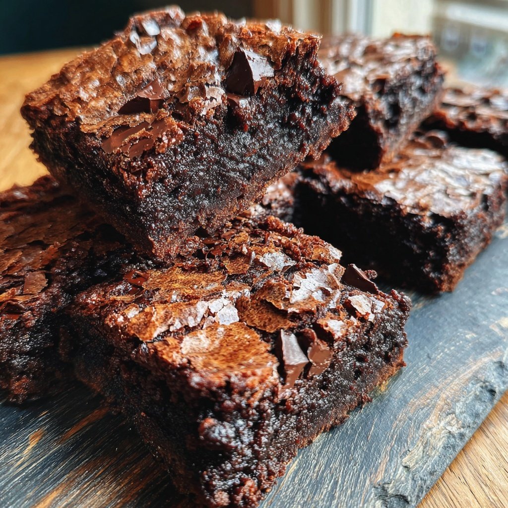Crackly Top Brownies