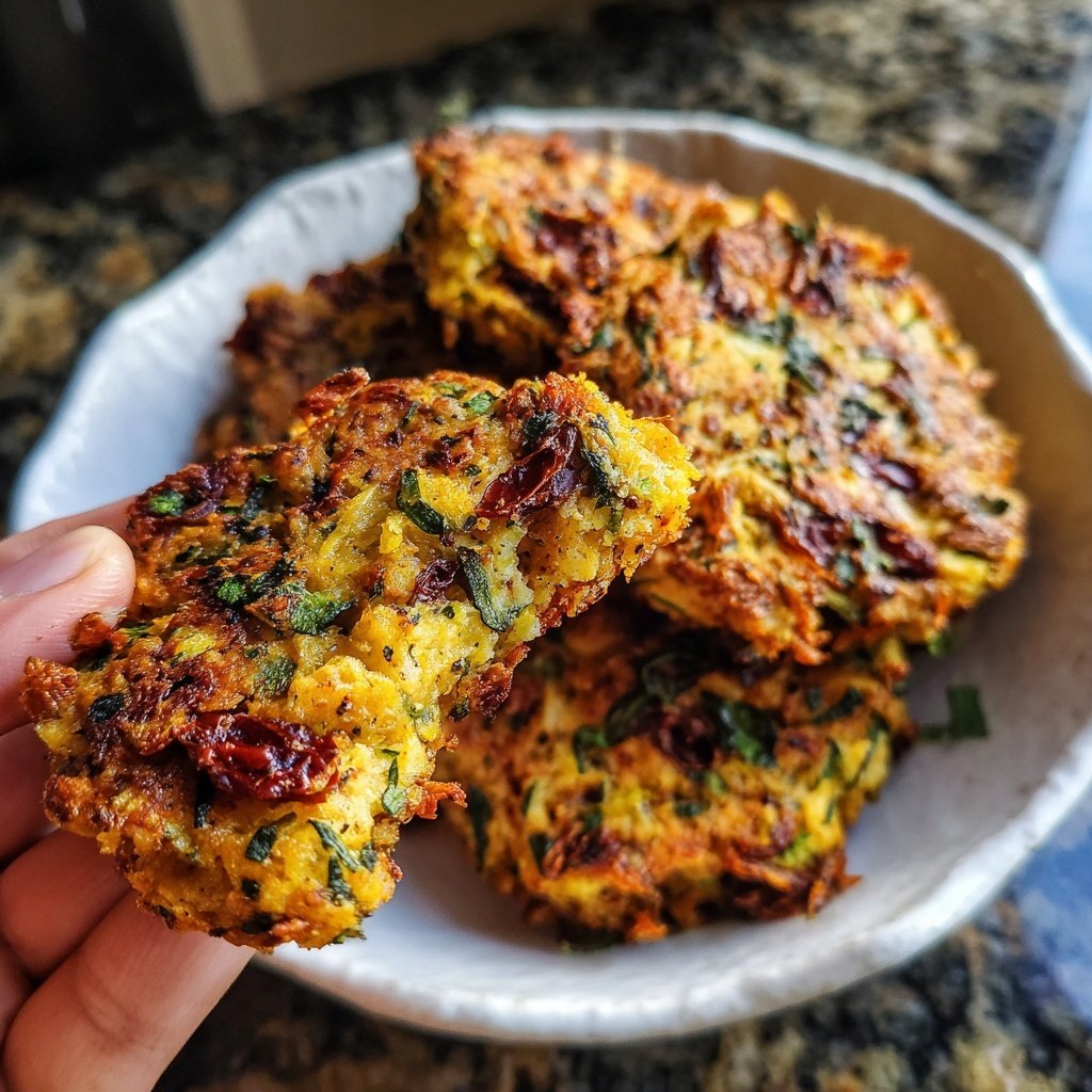 Baked Mediterranean Veggie Patties