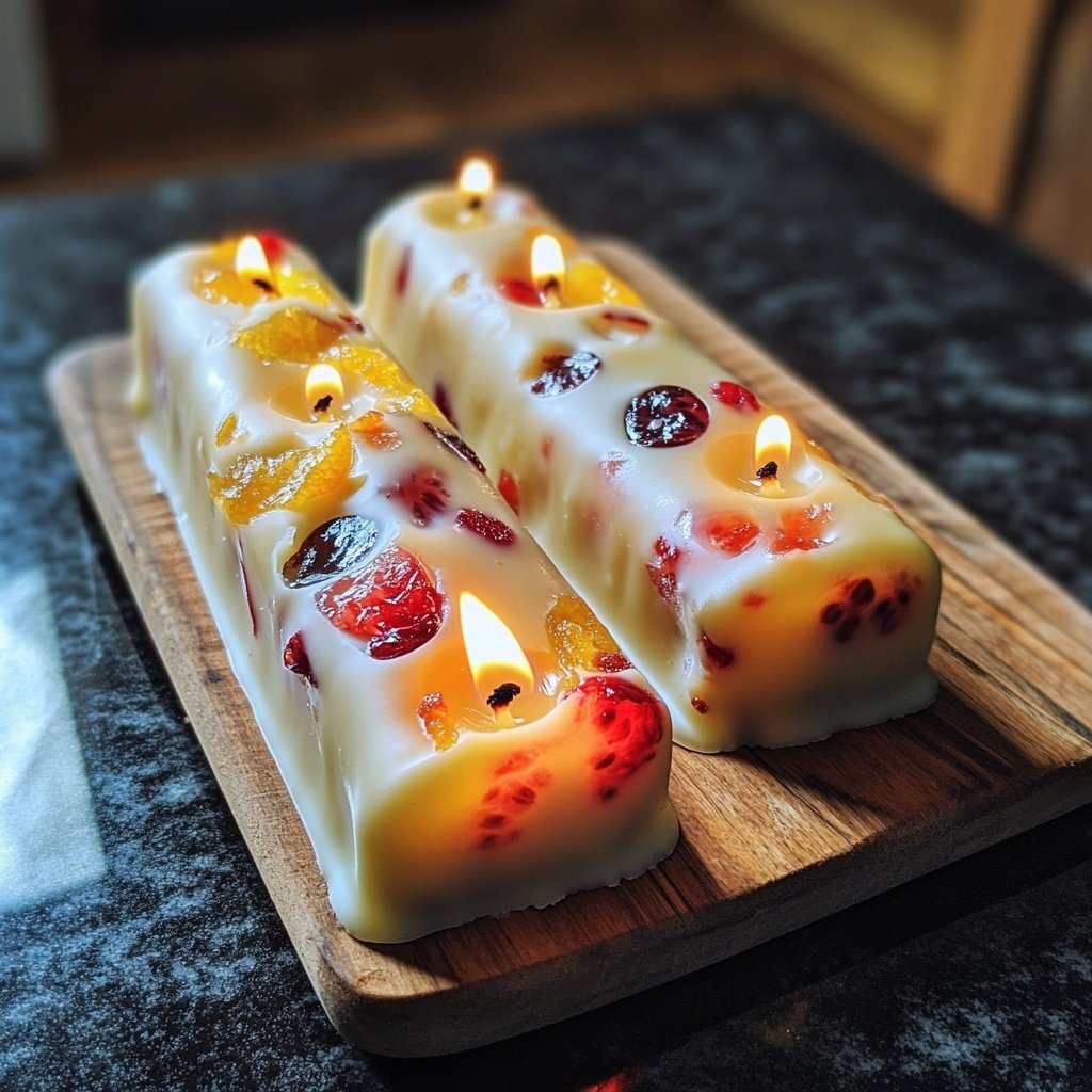 Edible Christmas Candles