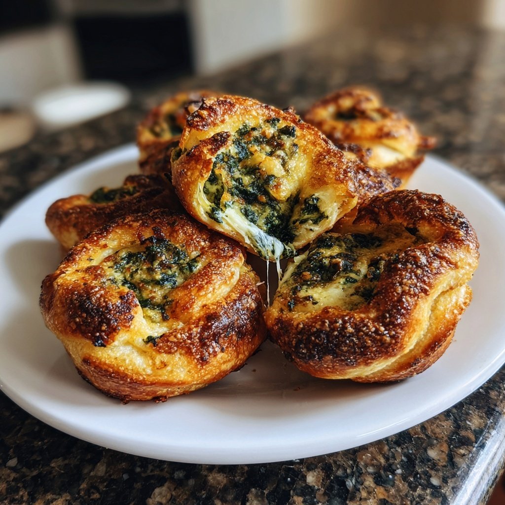 Super Bowl Party Food Spinach Ricotta Puffs