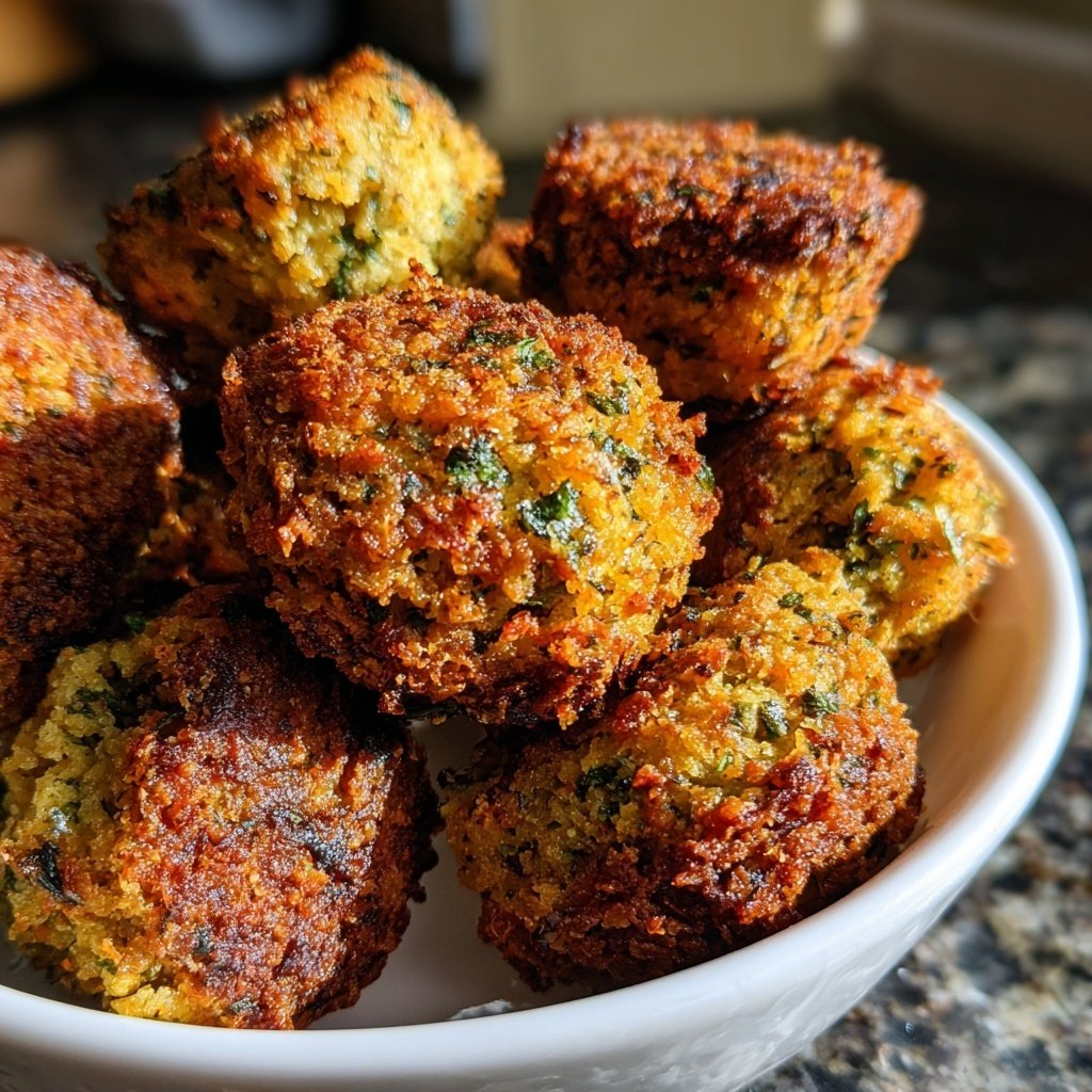 Super Bowl Food Crispy Falafel Nuggets