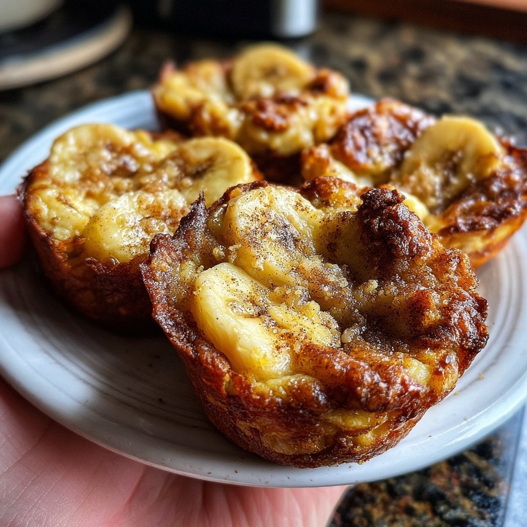 Cinnamon Banana Breakfast Cups
